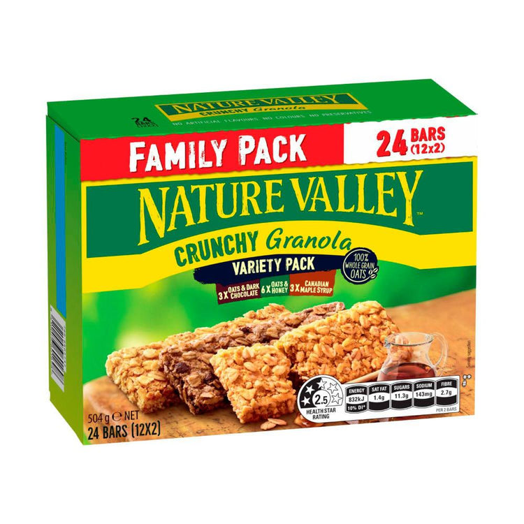 Nature Valley Crunchy Variety Family Pack - 504g