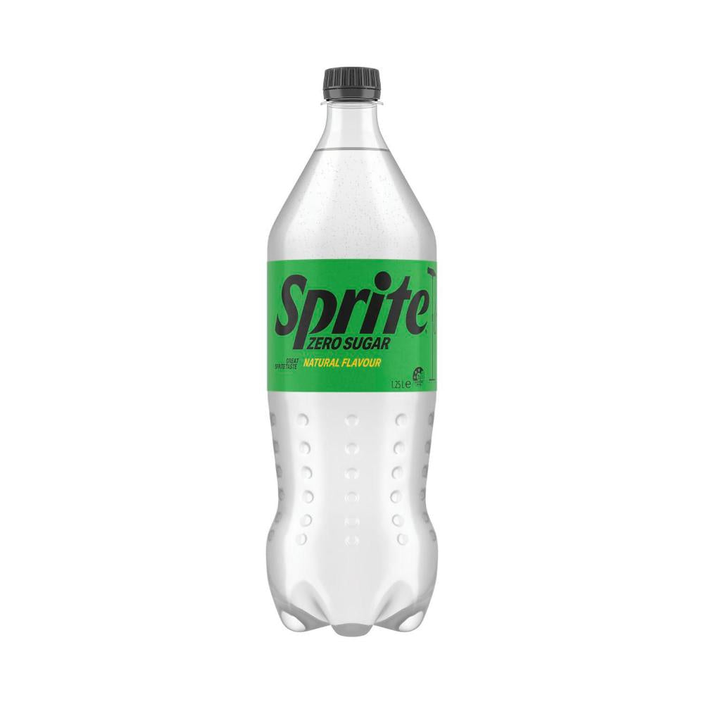 Sprite Zero Sugar Lemonade Soft Drink Bottle 1.25l