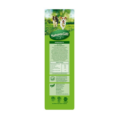 Nature's Gift Adult All Breeds Dry Dog Food With Beef - 2.5kg