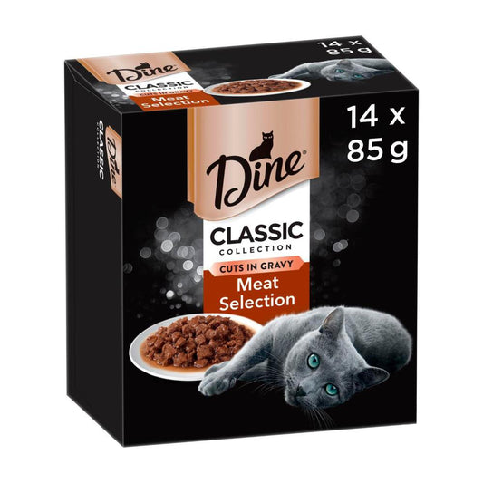 Dine Daily Cat Food Meat Selection 14x85g - 14 pack