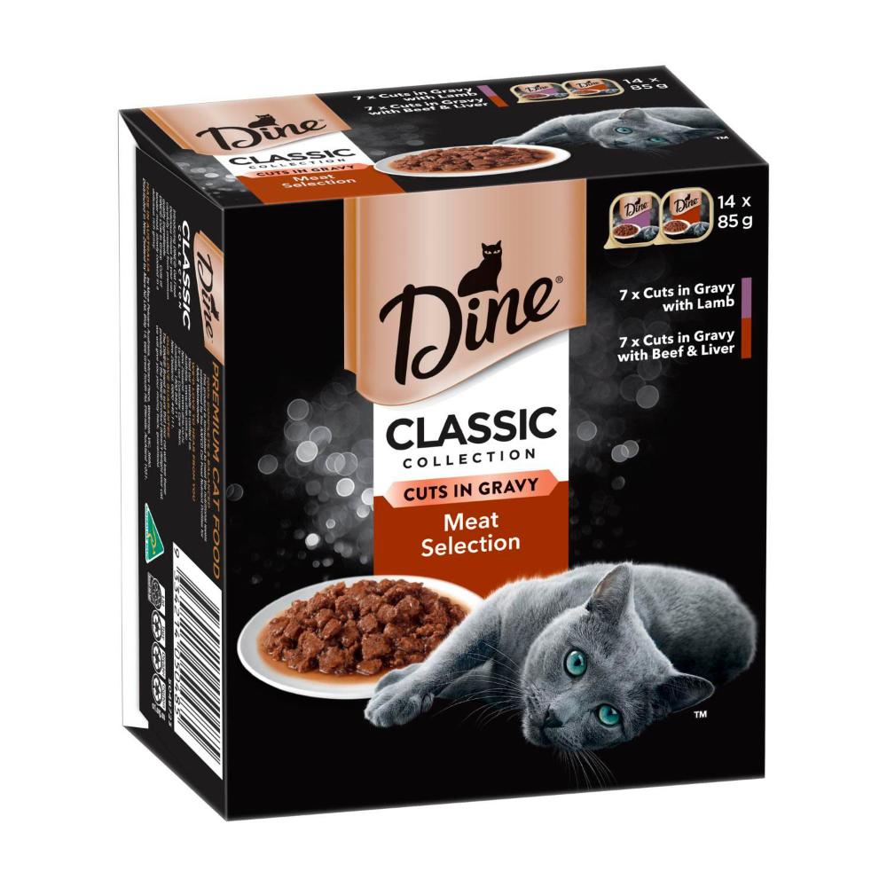 Dine Daily Cat Food Meat Selection 14x85g - 14 pack