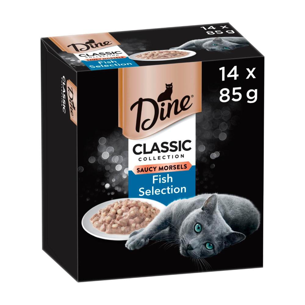 Dine Daily Cat Food Fish Selection 85g - 14 pack