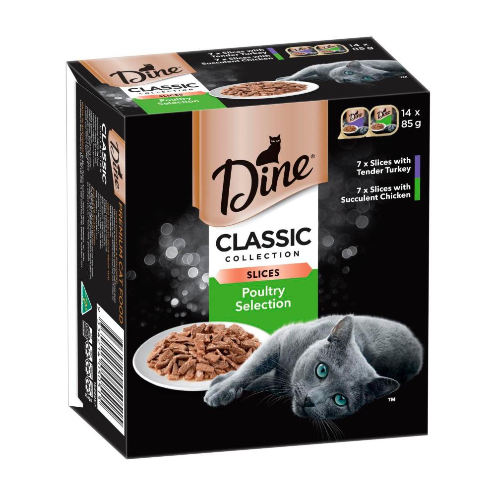 Dine Daily Cat Food Poultry Selection 14x85g - 14 pack