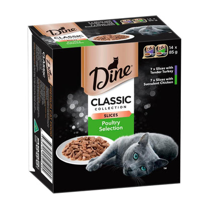 Dine Daily Cat Food Poultry Selection 14x85g - 14 pack