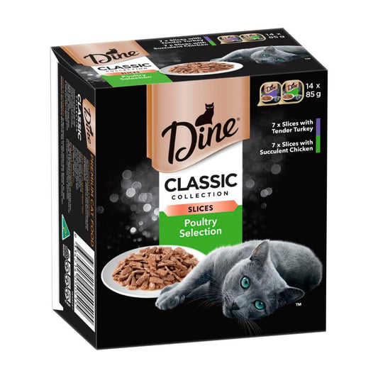 Dine Daily Cat Food Poultry Selection 14x85g - 14 pack