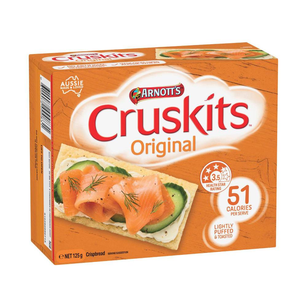 Arnott's Cruskits Crispbread Original - 125g