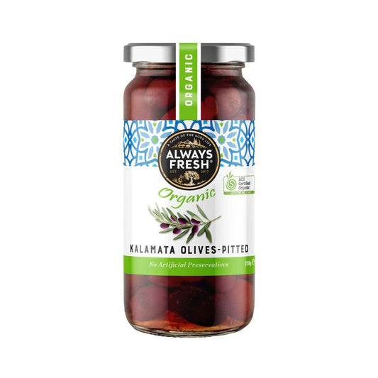 Always Fresh Organic Kalamata Olives - 220g