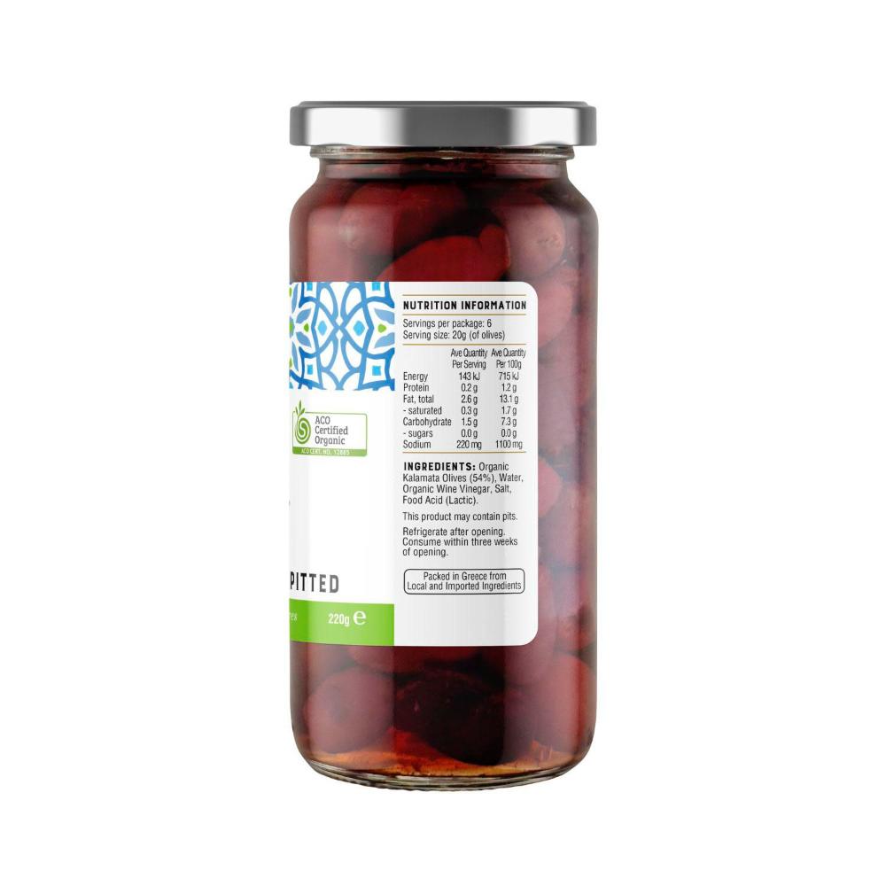Always Fresh Organic Kalamata Olives - 220g