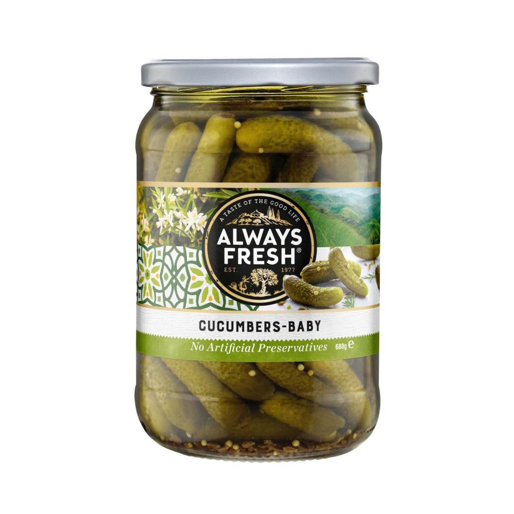 Always Fresh Whole Baby Cucumbers - 680g