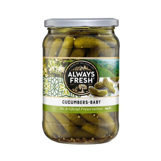 Always Fresh Whole Baby Cucumbers - 680g