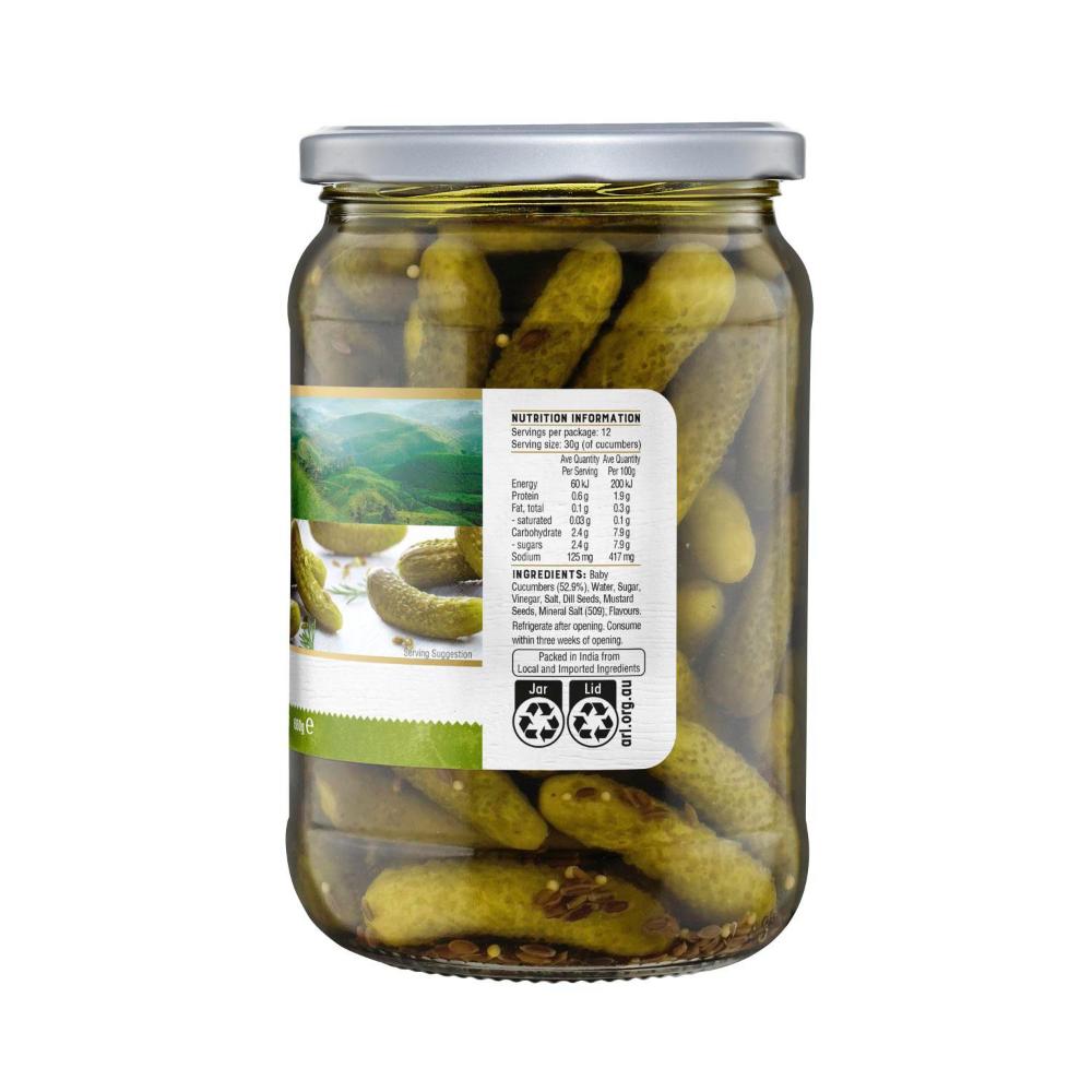 Always Fresh Whole Baby Cucumbers - 680g