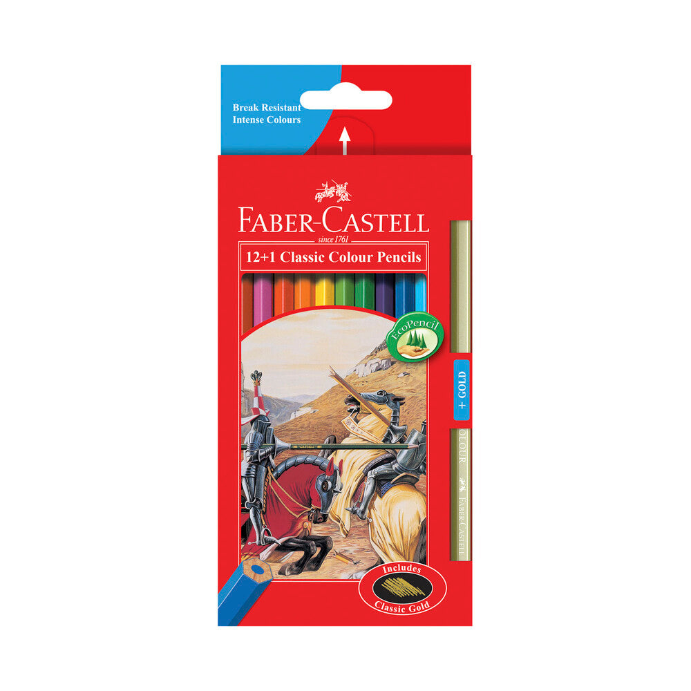Faber Castell Classic Colouring Pencils - 12 pack