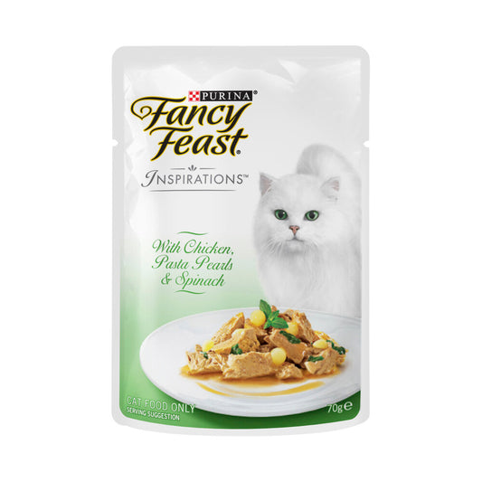 Fancy Feast Inspirations Chicken Variety Cat Food 12x70g - 12 pack