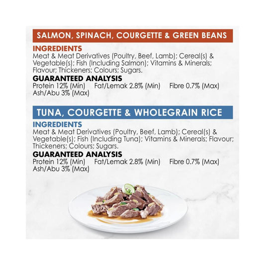 Purina Inspirations Salmon & Tuna Cat Food 12x70g - 12 pack