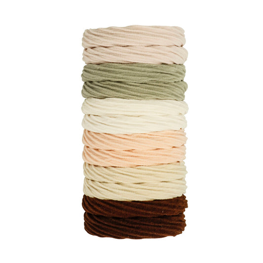 Scunci Ponytailers Comfy Natural 12 Pack - 1 Pack