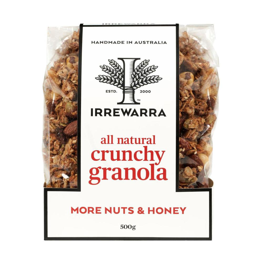 Irrewarra More Nuts And Honey Granola - 500g