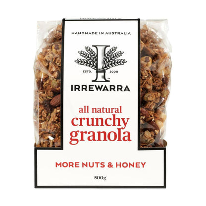 Irrewarra More Nuts And Honey Granola - 500g