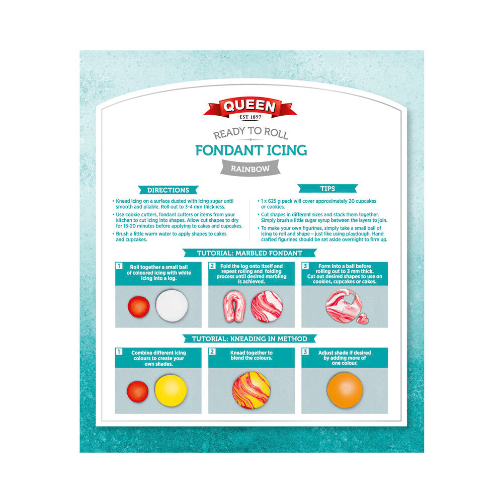 Queen Ready To Roll Icing 5pk - 625g