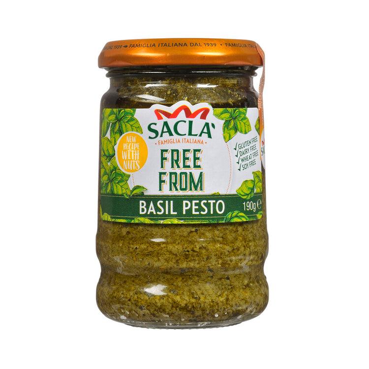 Sacla Basil Pesto Free From - 190g