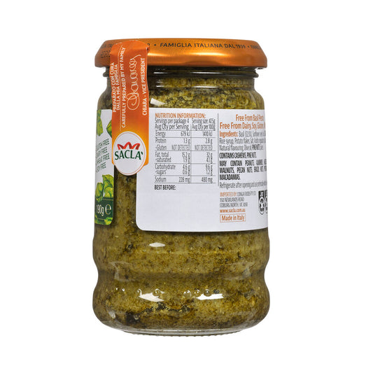 Saa Basil Pesto Free From - 190g