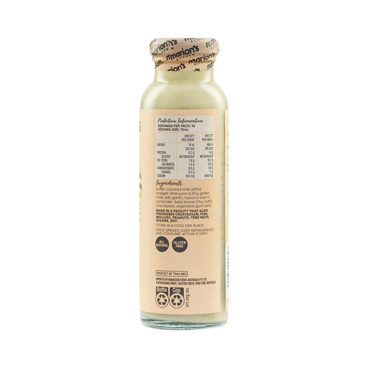 Marion's Kitchen Thai Basil Lime & Coconut Salad Dressing - 240mL