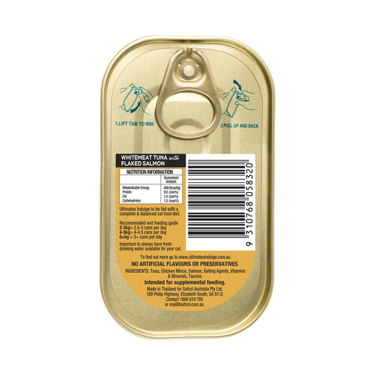 Ultimates Indulge Whitemeat Tuna With Flaked Salmon - 85g