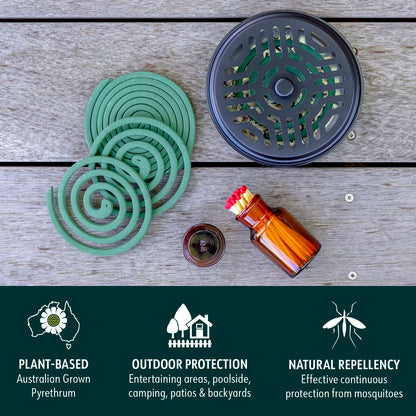 Bite Shield Diffuser - 10pk Mosquito Coils - 158 x 158 x 55mm
