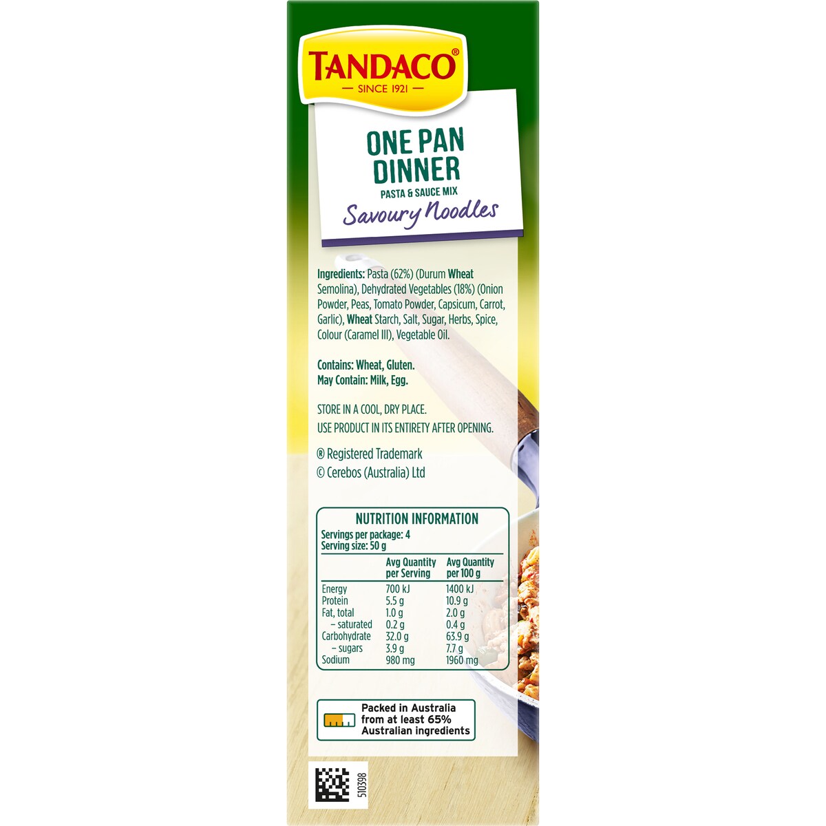 Tandaco One Pan Dinner Savoury Noodle 200g