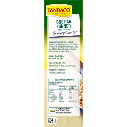 Tandaco One Pan Dinner Savoury Noodle 200g