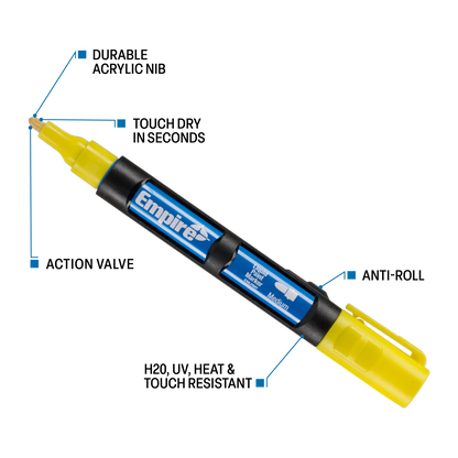 Empire Yellow Liquid Paint Marker - 21 x 147mm