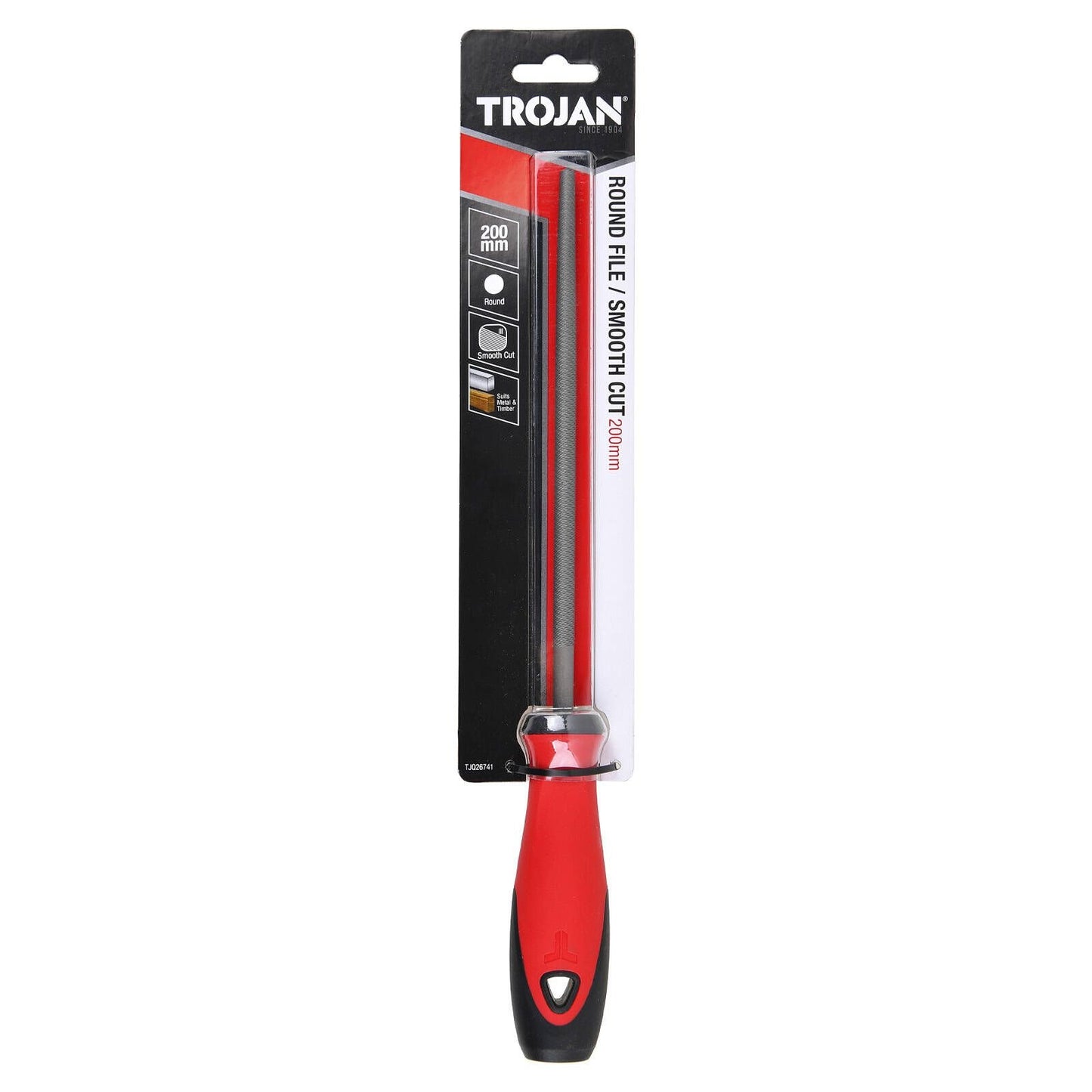 Trojan Round File - 200mm - Single Cut
