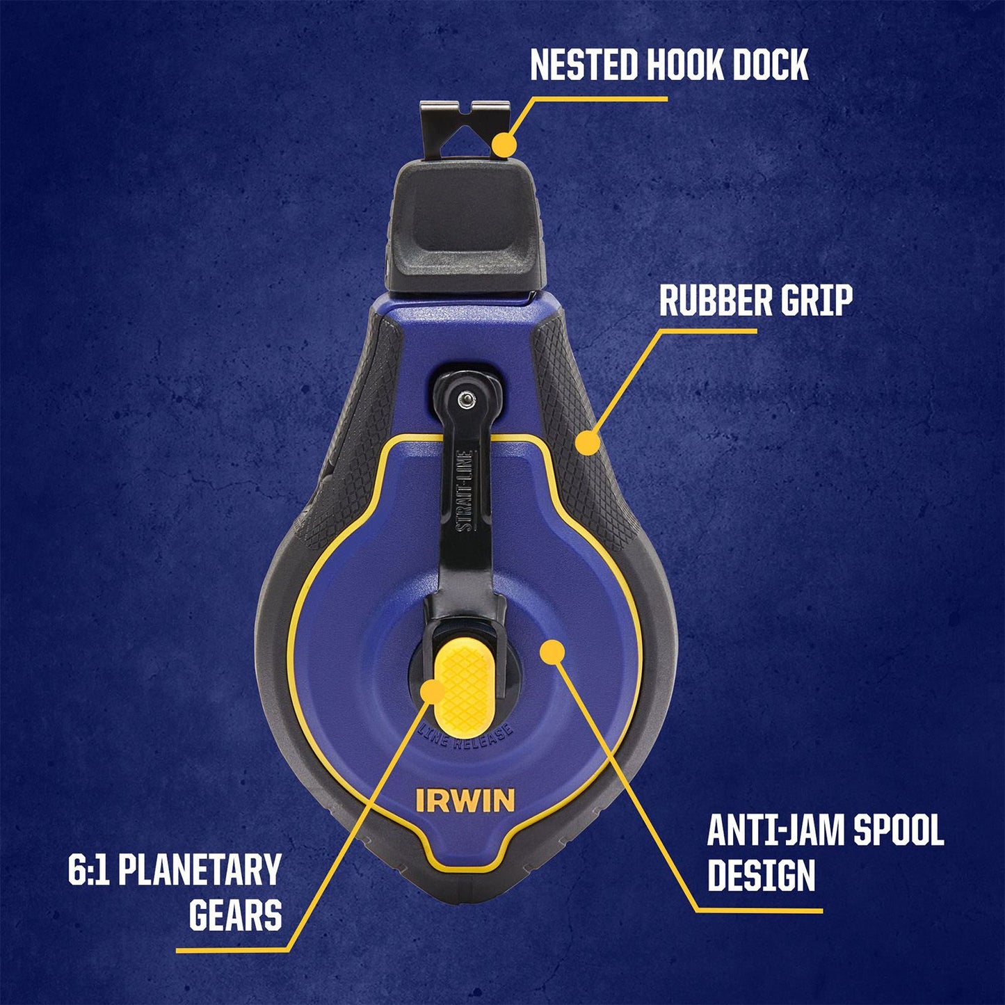 Irwin Strait Line Speedline Pro Chalk Reel - 30m