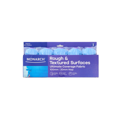 Monarch Mini Rollers - 100mm - 20mm Nap - 5 Pack - Purple