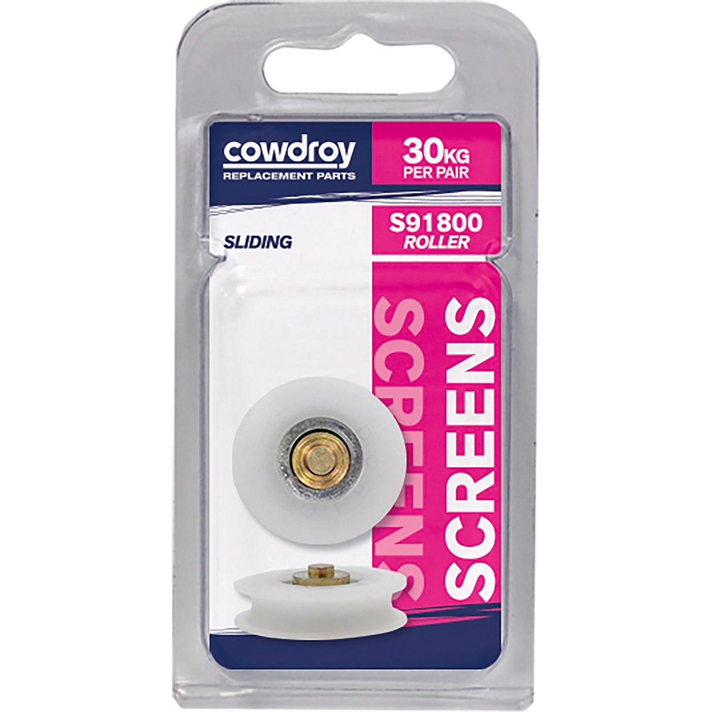 Cowdroy Replacement Parts - Sliding Door Accessory Security Flyscreen Track Wheel