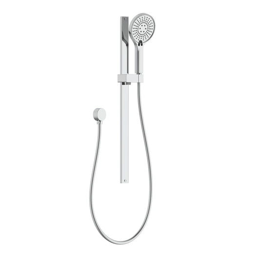 Mondella Resonance Chrome Shower Rail Set - 5 Function - 125 x 715mm - 3 Star