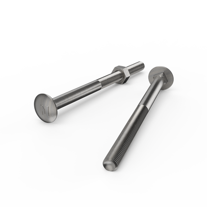 Zenith Stainless Steel 304 Cup Head Bolts - M10 x 150mm - 12 Pack