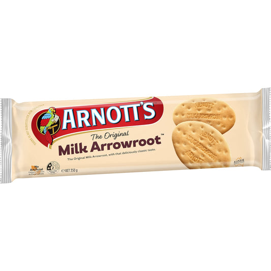 Arnotts Milk Arrowroot Plain Biscuits Biscuits 250g