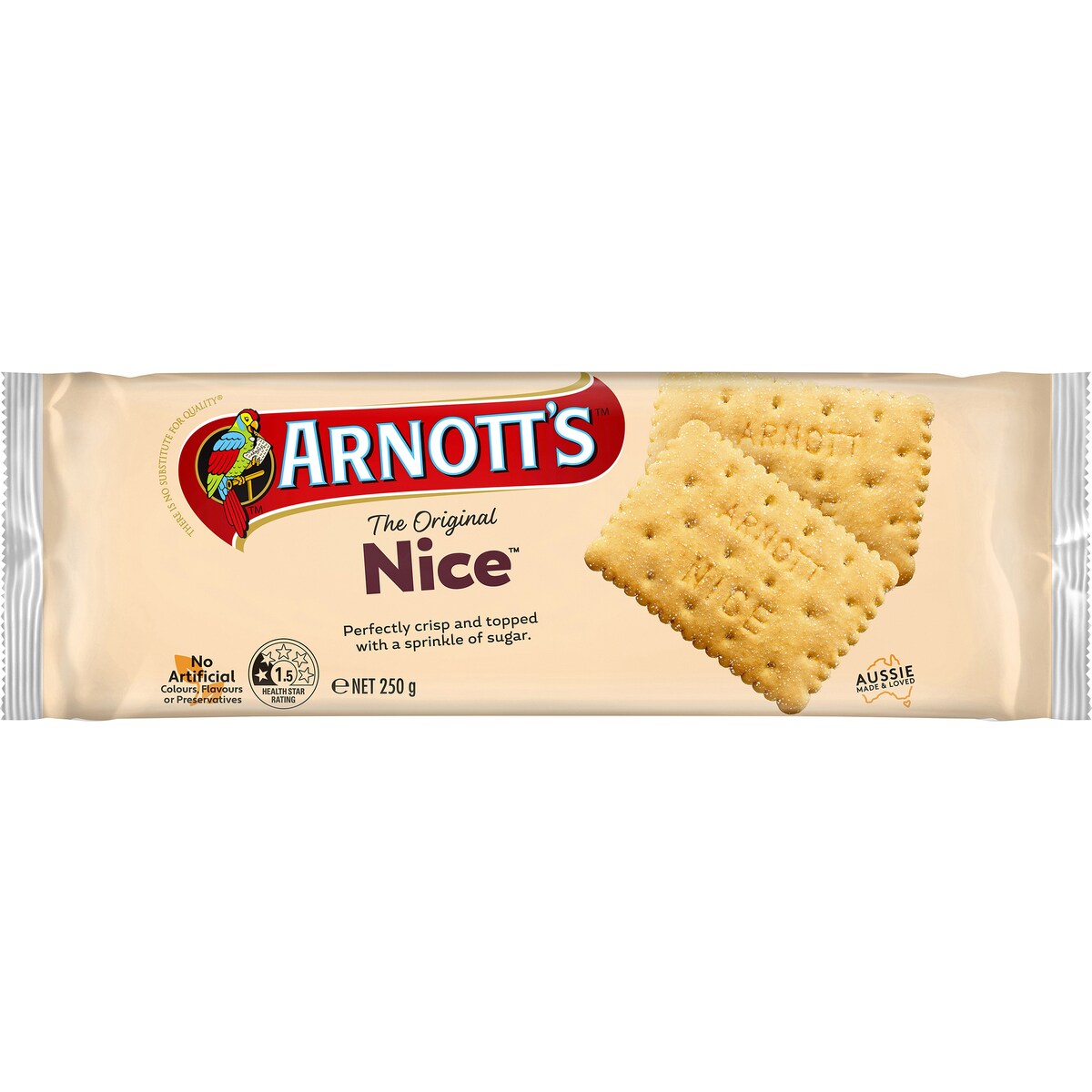Arnotts Nice Plain Biscuits Biscuits 250g