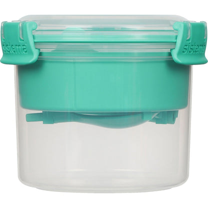 Sistema Plasticware Breakfast To Go 530ml Each