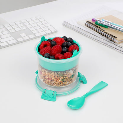 Sistema Plasticware Breakfast To Go 530ml Each