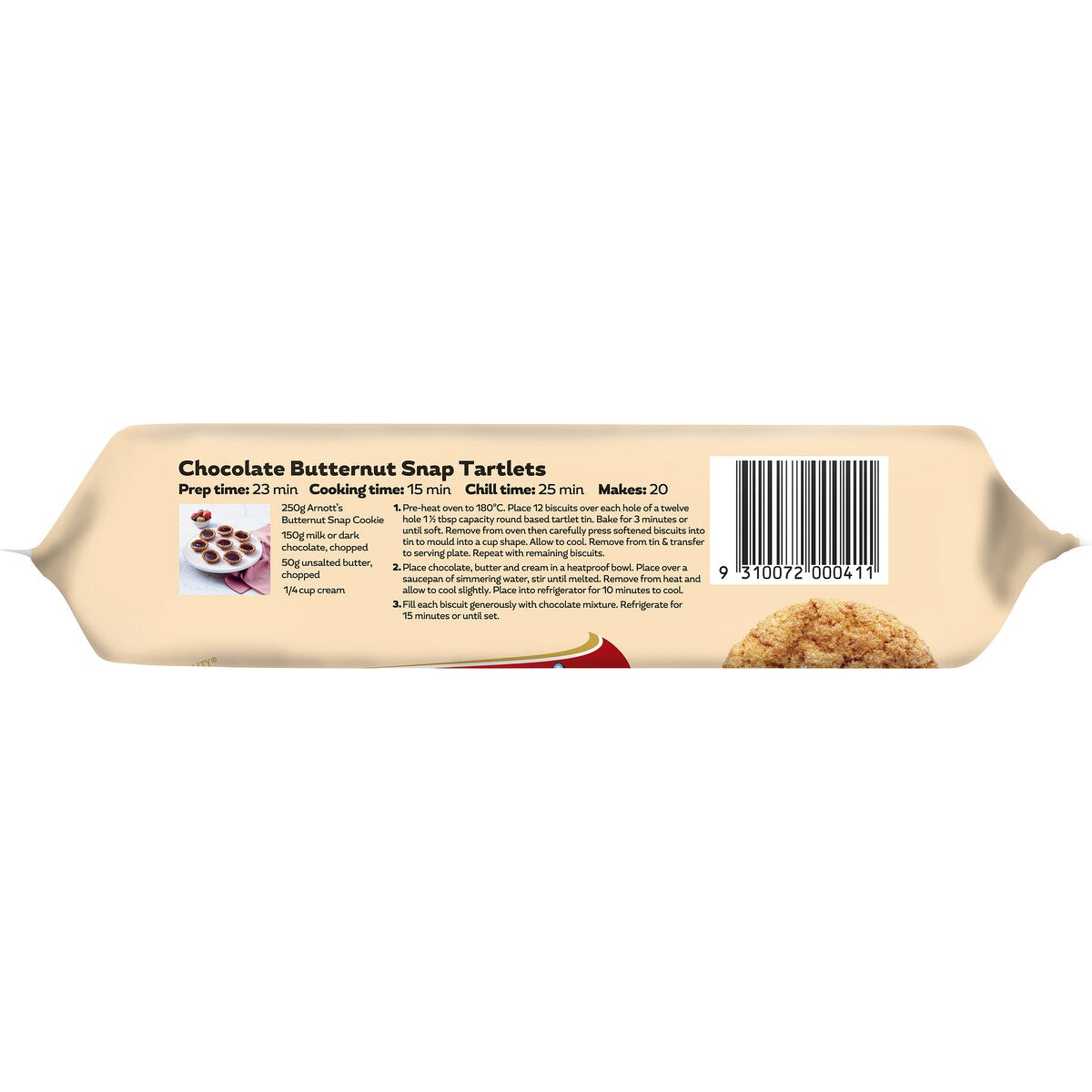 Arnotts Arnotts Butternut Snap Cookie Plain Biscuits 250g