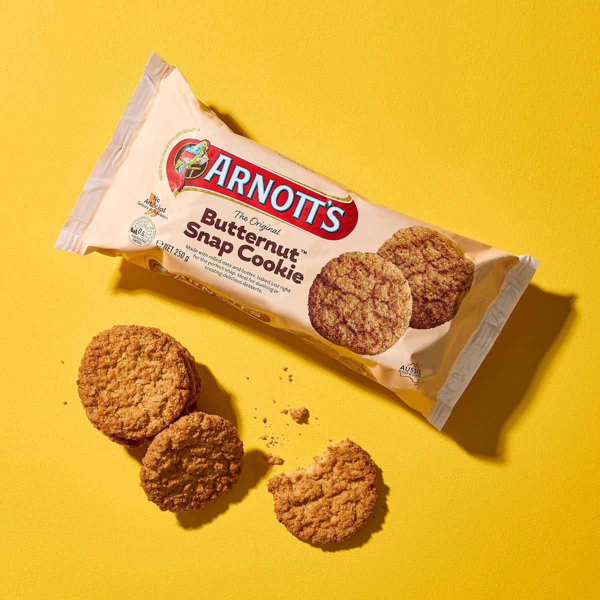 Arnotts Butternut Snap Cookie Biscuits 250g