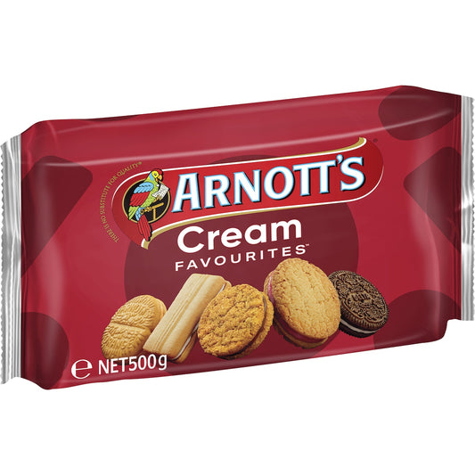 Arnotts Cream Favourites Assorted Biscuits 500g