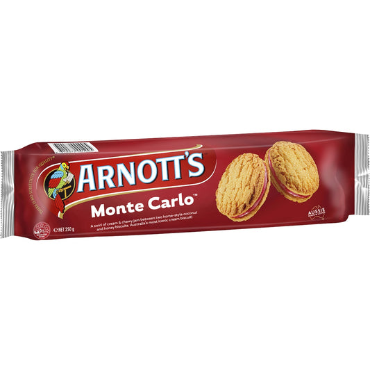 Arnotts Monte Carlo Cream Biscuits 250g