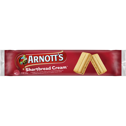 Arnotts Shortbread Cream Biscuits 250g