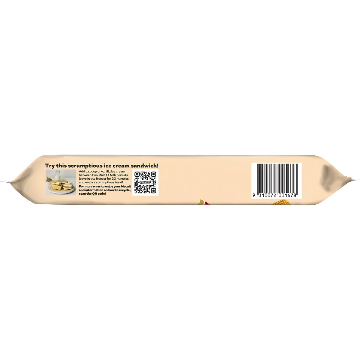 Arnott's Malt-O-Milk Plain Biscuits Biscuits 250g