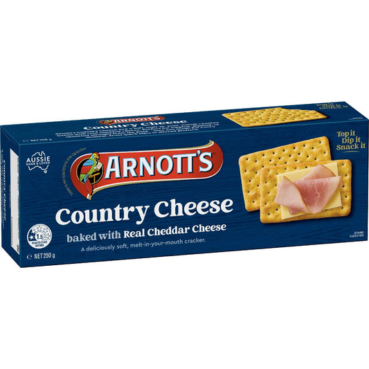 Arnott's Country Cheese Crackers 250g