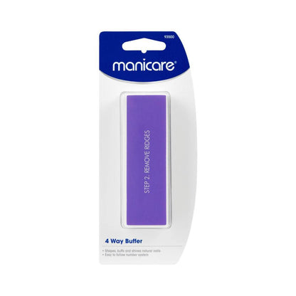 Manicare 4 Way Buffer Black - 1 pack