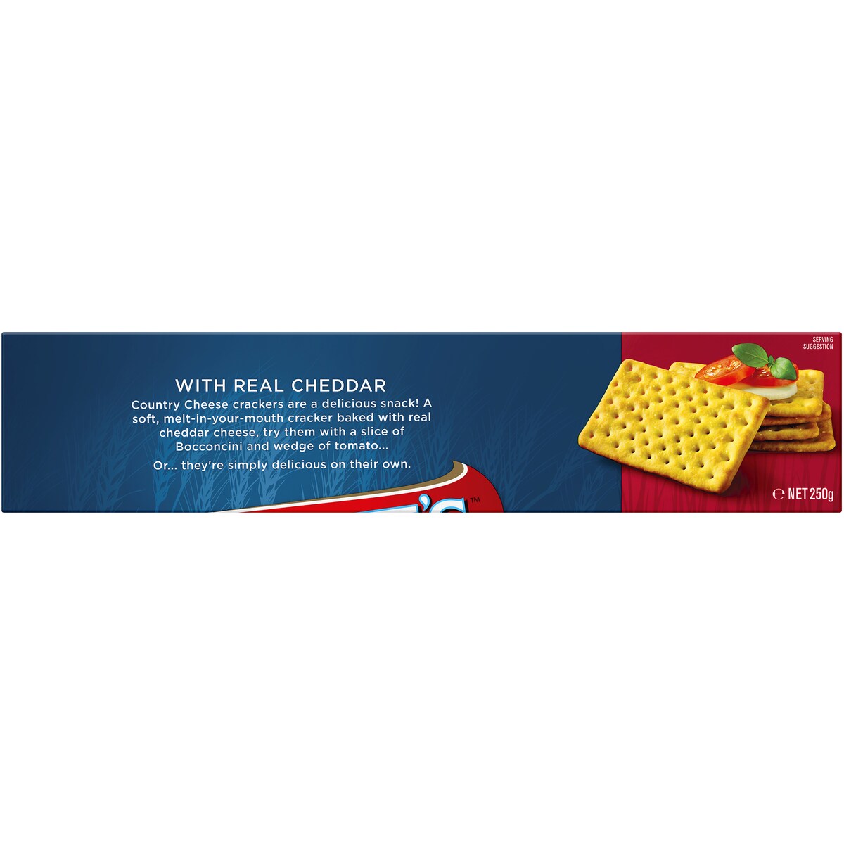Arnott's Country Cheese Crackers 250g