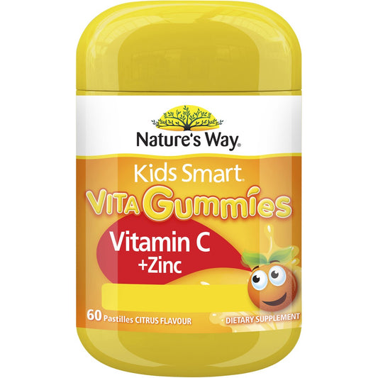 Natures Way Kids Smart Vita Gummies Vitamin C + Zinc 60 pack